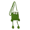 New Funny and Cute Knitted Cross-body Mobile Phone Bag