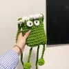 New Funny and Cute Knitted Cross-body Mobile Phone Bag